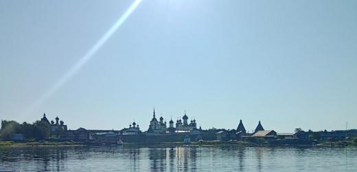 Соловецкий монастырь, вид с бухты Хета.