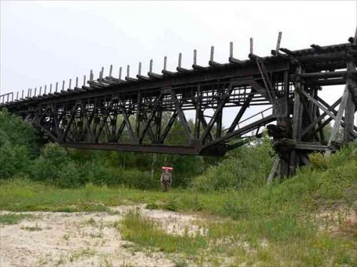 Железный мост через р.Пензеръяха